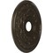 Ekena Millwork Baltimore PVC Medallion (Canopies up to 7 3/4"), 19"OD x 3 1/2"ID x 1"P, Metallic Dark Bronze CMP19BACDB - alternate 4
